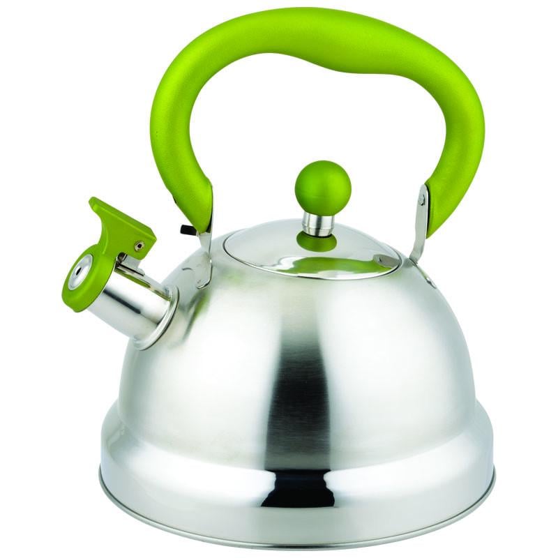 Чайник для плиты Con Brio со свистком 2,7 л Зеленый (CB-411)