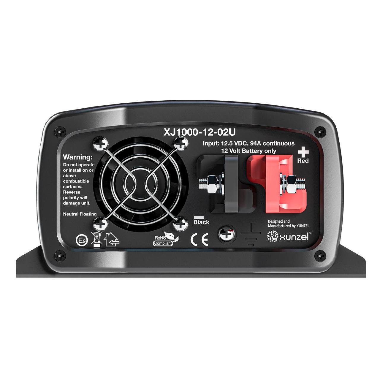 Инвертор Xunzel 1000 Вт с чистой синусоидальной волной 12V/2.1A USB (24843098) - фото 3 Инвертор Xunzel 1000 Вт с чистой синусоидальной волной 12V/2.1A USB (24843098) - фото 3