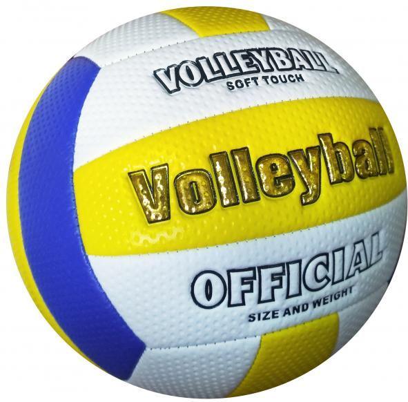 М'яч волейбольний soft touch Біло-синьо-жовтий (20222)