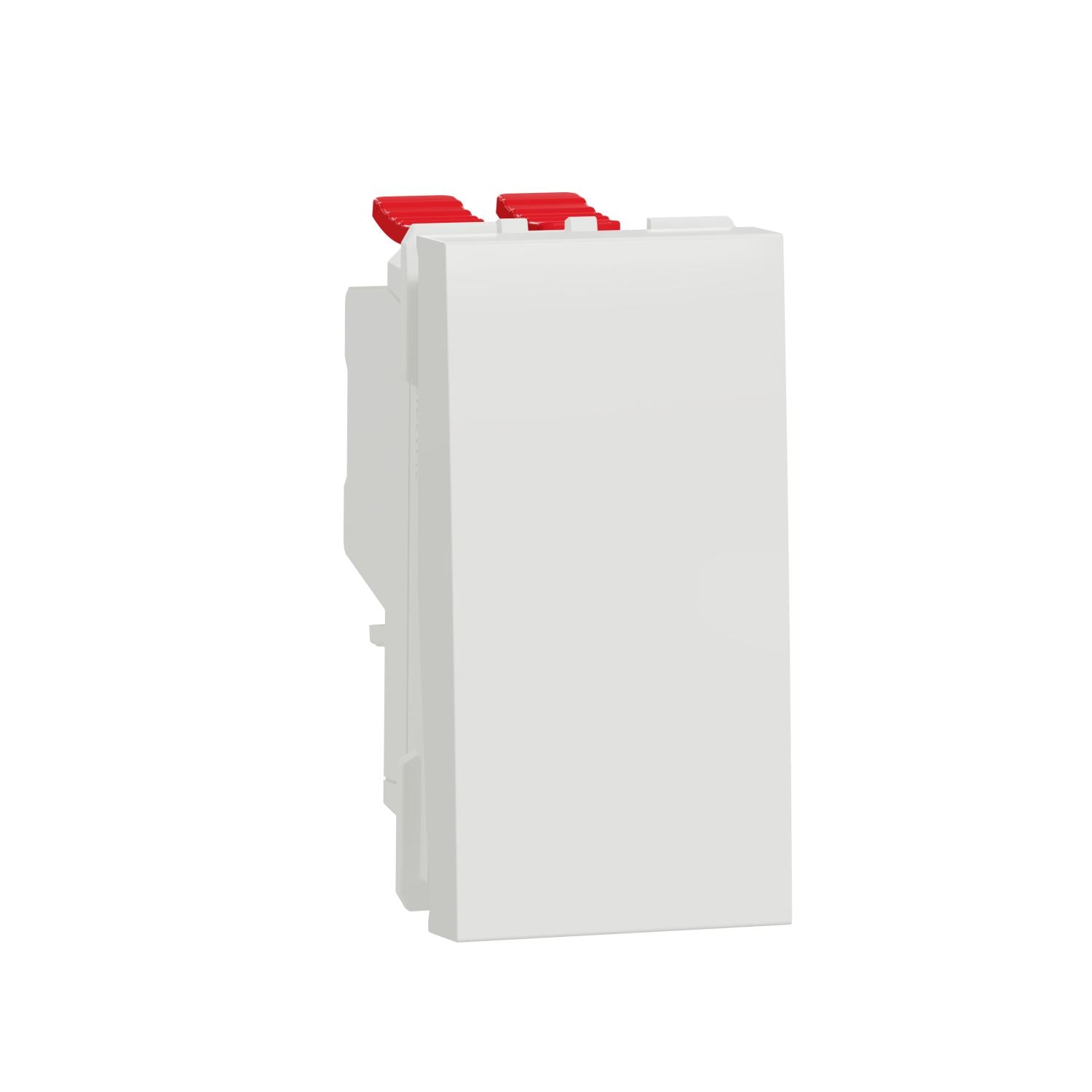 Переключатель перекрестный Schneider Electric Unica New 1 модуль Белый (NU310518)
