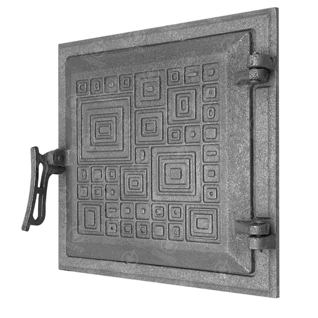 Дверцята чавунні для печі Модерн 265х250 мм - фото 2