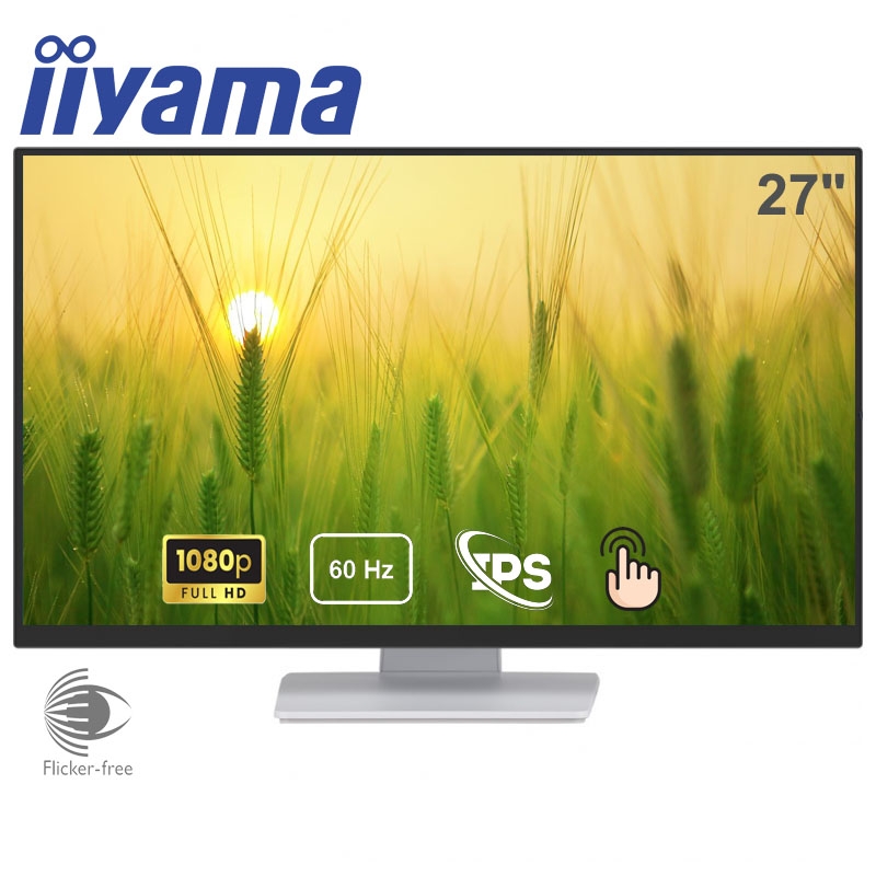 Монитор сенсорный iiyama T2752MSC-W1 IPS 1920x1080 Full HD 27" 2W (26832343) - фото 4 Монитор сенсорный iiyama T2752MSC-W1 IPS 1920x1080 Full HD 27" 2W (26832343) - фото 4