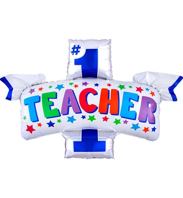 Воздушный шар Учитель №1 96х66 см (1355998)