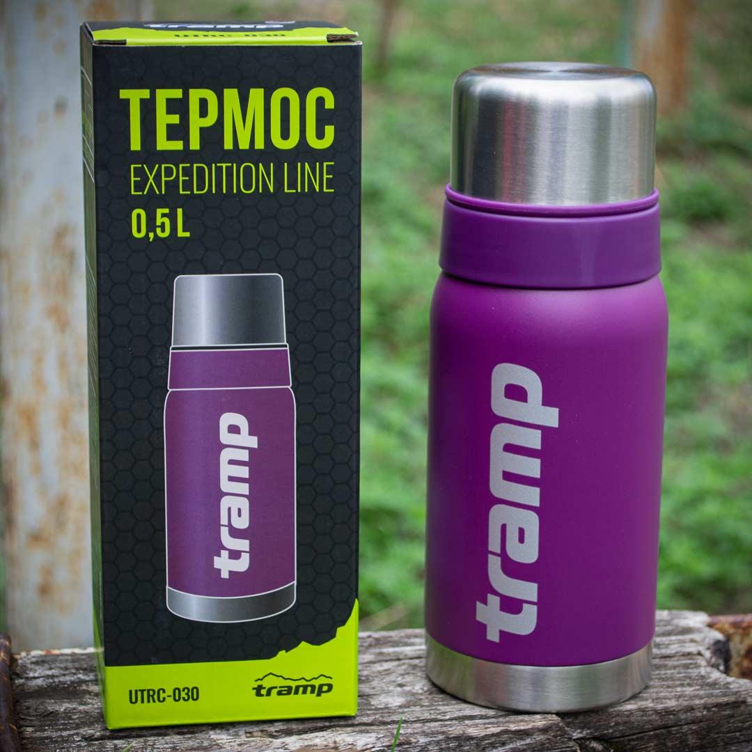 Термос Tramp Expedition Line питний термос 0,5 л Фіолетовий (TRC-030-purple) - фото 2 Термос Tramp Expedition Line питний термос 0,5 л Фіолетовий (TRC-030-purple) - фото 2
