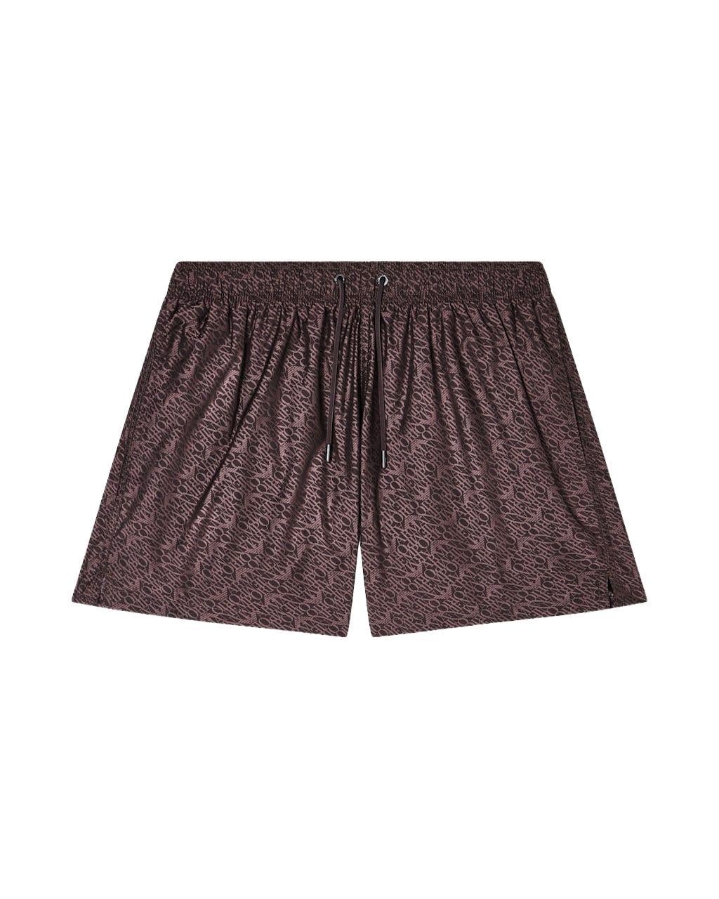 Шорты пляжные мужские Emporio Armani L Коричневый (EM000583-mauve)