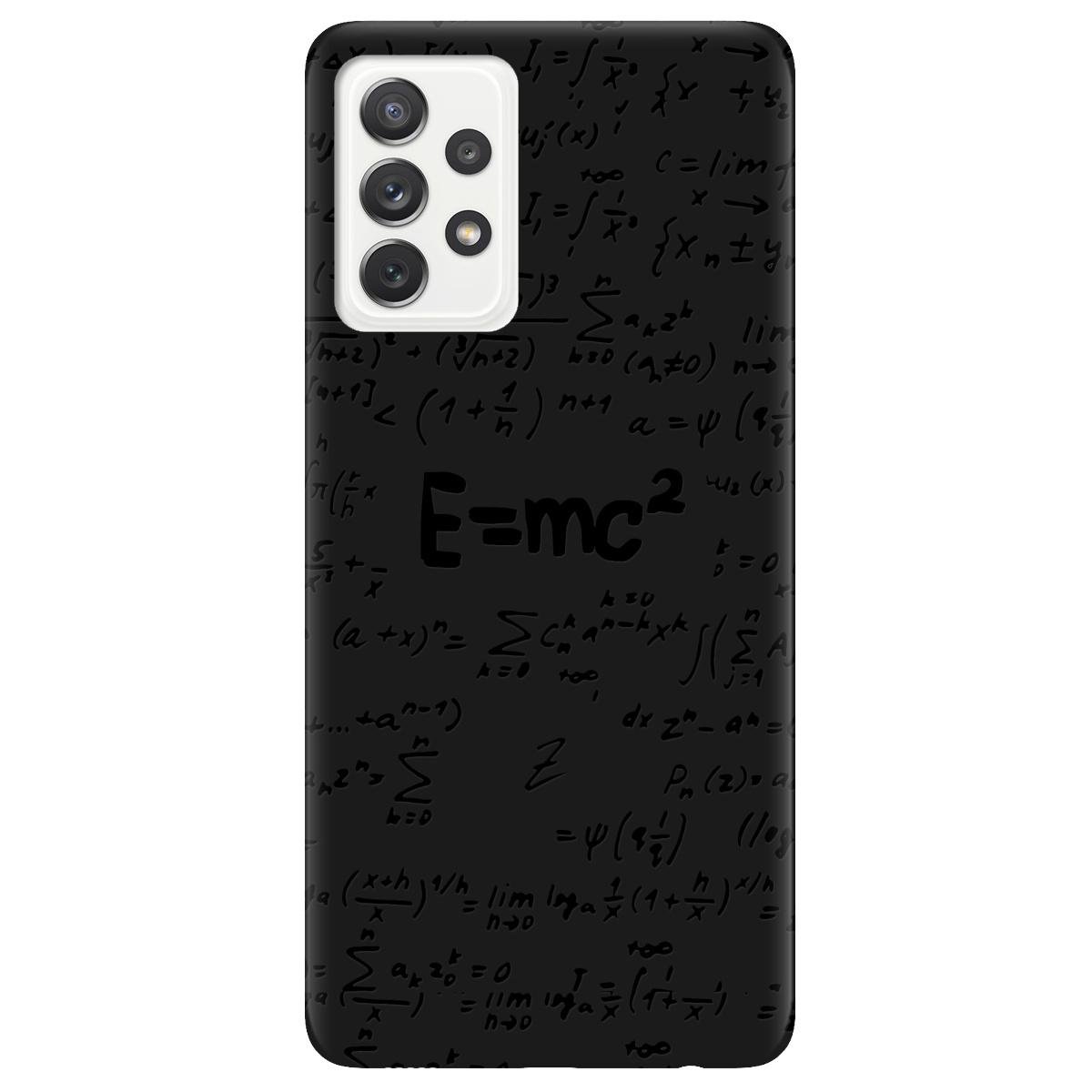 Силиконовый чехол Zorrov для Samsung Galaxy A72 - Black Einstein (15140050143106579)