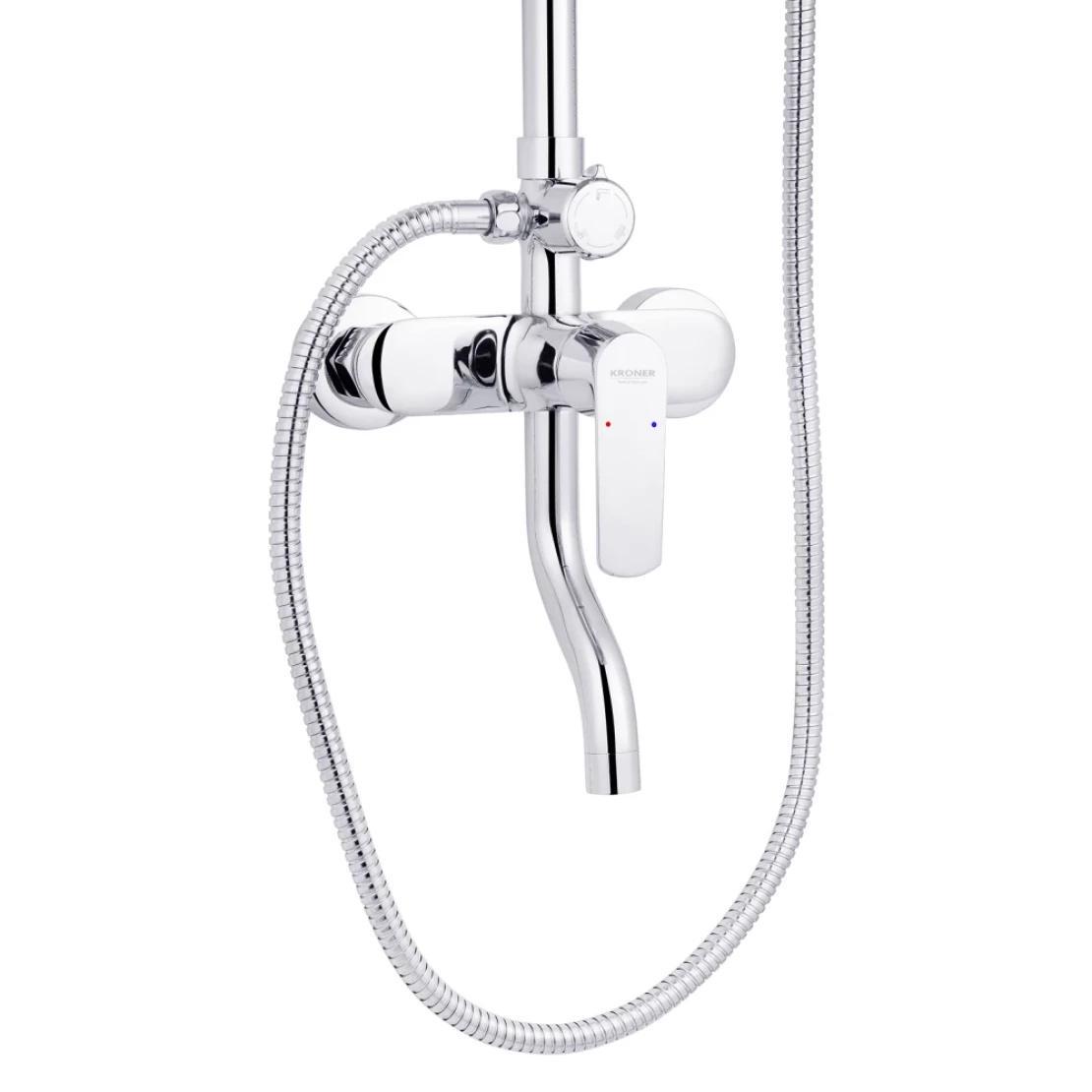Душевая система Kroner KRP Armada C064K Хром (CV024339) - фото 6