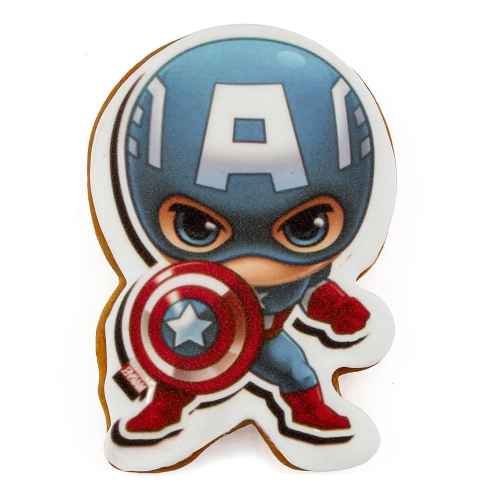 Пряник с принтом Крафт Печенье Captain America 45 г