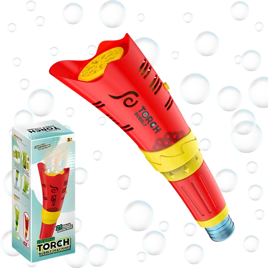 Пістолет мильних бульбашок для дітей з LED підсвічуванням на батарейках Червоний Пістолет мильних бульбашок для дітей з LED підсвічуванням на батарейках Червоний