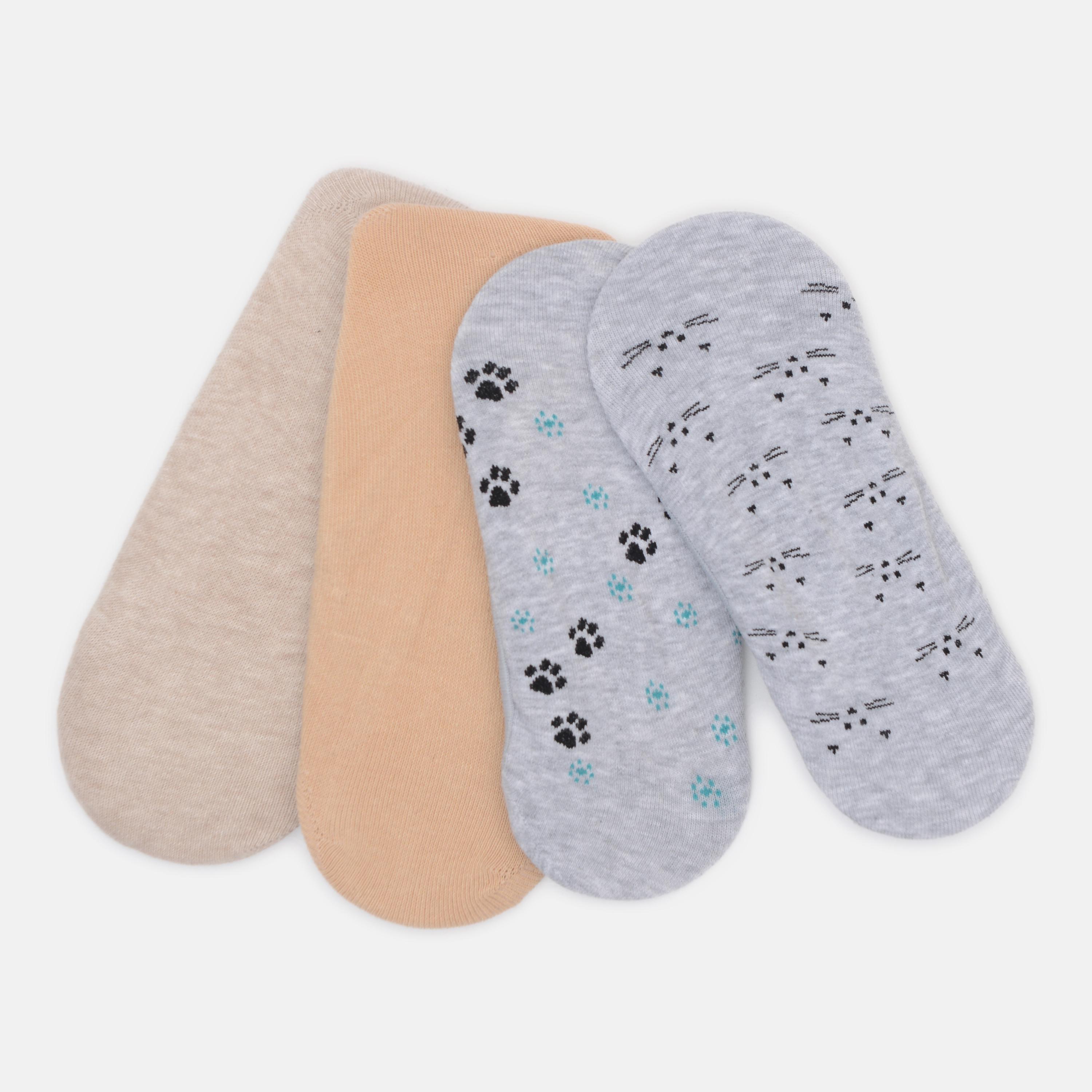 Носки C&A 5 пар р. 35-38 Бежевый/Серый (2409664353)