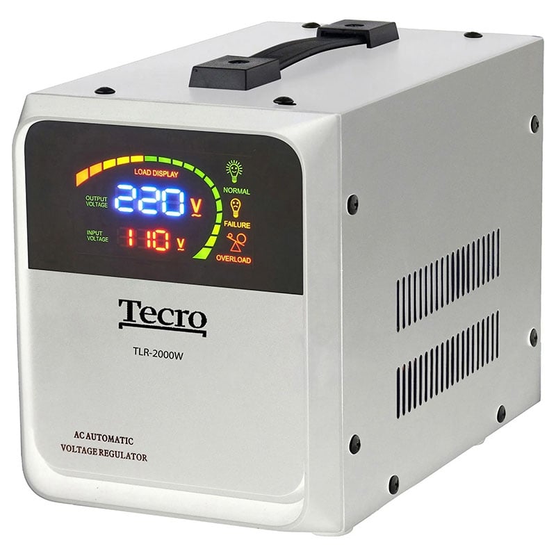 Стабилизатор напряжения Tecro TLR-2000W розетка SHUKO/Евро 2 кВА (36826449)