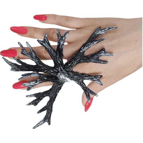 Перстень Эльфийка Seta Decor 23-517BLK-SL