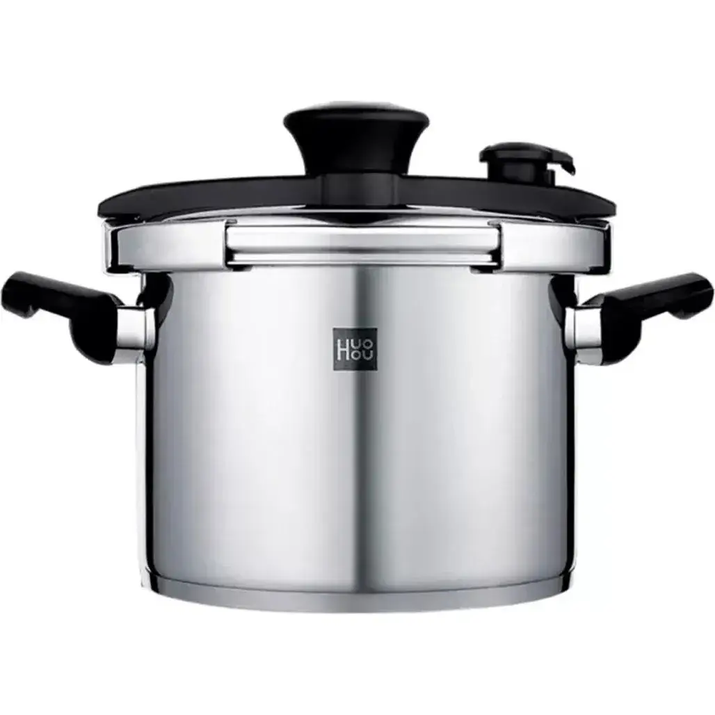 Кастрюля-скороварка HuoHou Stainless Steel Pressure Cooker HU0205 Silver - фото 1