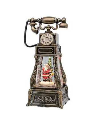 Ліхтар музичний новорічний Телефон від батарейок та USB 28 см (26141473)