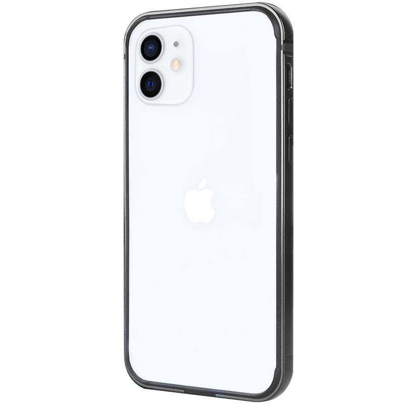 Metal+PC Бампер G-Case The Grand Series для Apple iPhone 12 mini (Чорний) (155039)