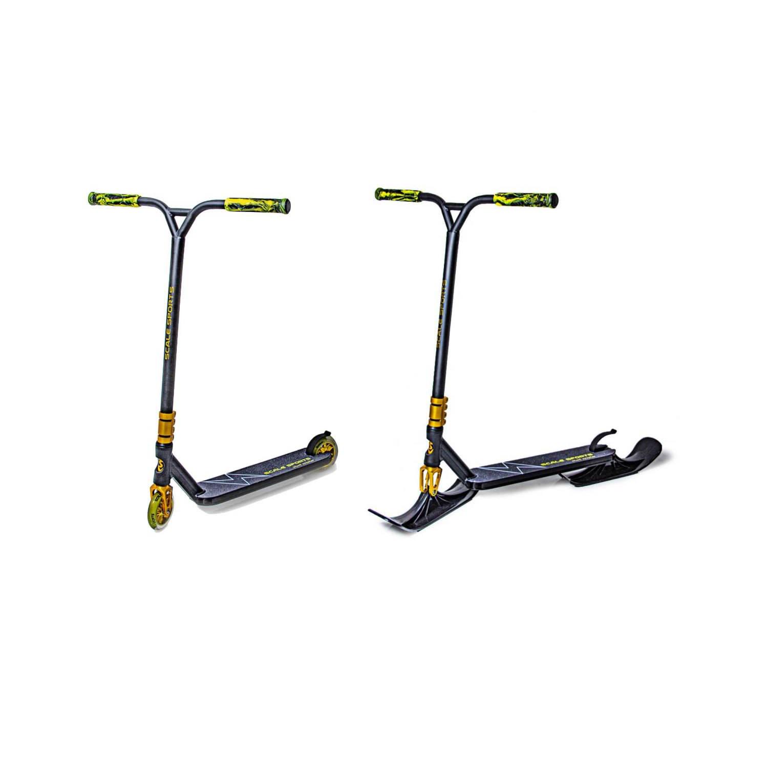 Самокат-снігокат трюковий Scale Sports Adrenaline 2в1 110 мм Gold (1279987873) - фото 3 Самокат-снігокат трюковий Scale Sports Adrenaline 2в1 110 мм Gold (1279987873) - фото 3