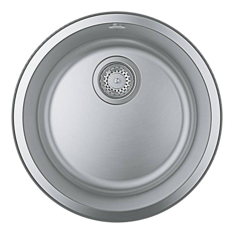 Мийка кухонна Grohe 31720SD0 з нержавіючої сталі кругла 440x440 мм 1 мм (25973890) Мийка кухонна Grohe 31720SD0 з нержавіючої сталі кругла 440x440 мм 1 мм (25973890)