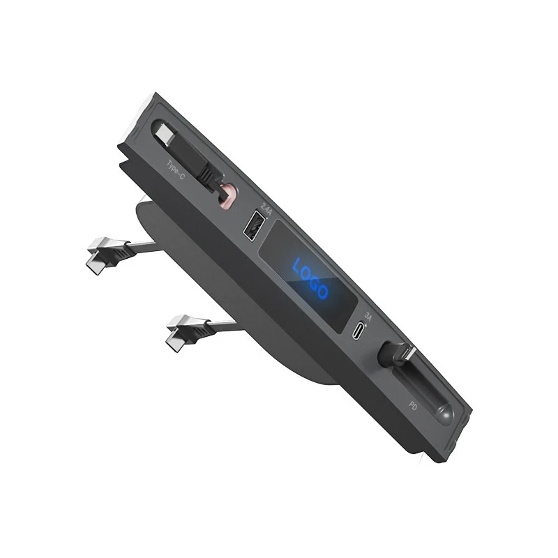 USB-хаб для Tesla Model 3/Y с выдвижными кабелями (TSL2C) USB-хаб для Tesla Model 3/Y с выдвижными кабелями (TSL2C)