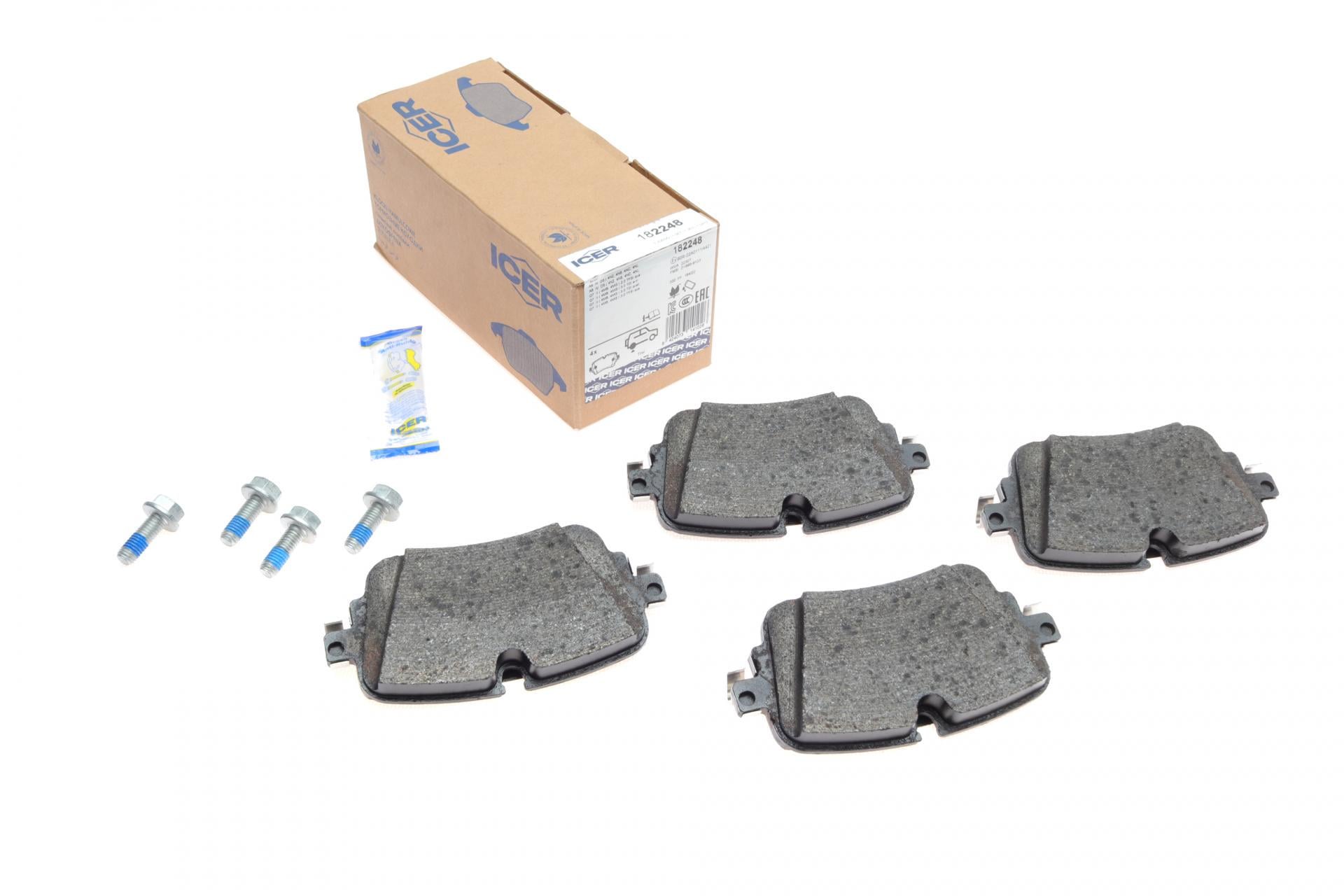 Колодки тормозные задние ICER Audi A6/A7/Q8 18-/A8/Q7 15-/VW Touareg 18- (182248)