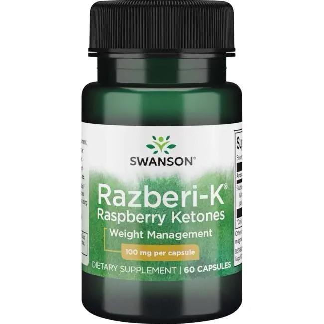 Добавка Swanson Razberi-K Raspberry Ketones 100 мг 60 капсул (SWD068)