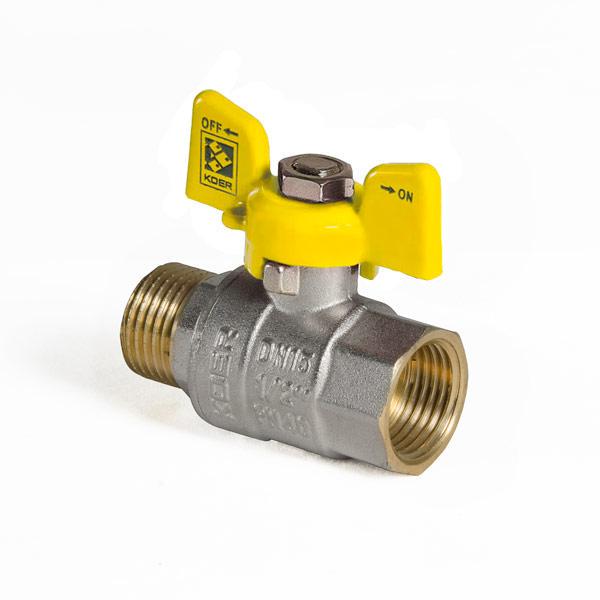 Кран кульовий KOER KR.218.G ГШБ газ 1/2" (KR0036)