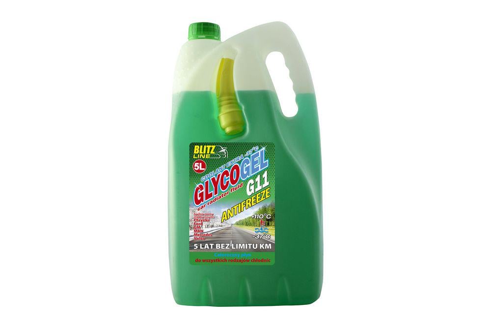Антифриз Blitz Line Glycogel G11 ready-mix до-37°C 5 л Зеленый (28880)