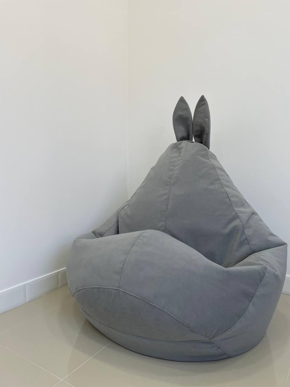 Кресло-мешок SkyPuff Груша зайчик Римини M 100x75 см 69 (11001027)