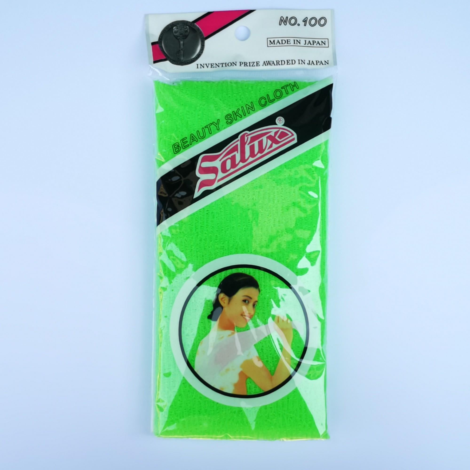 Мочалка-полотенце японское для тела жесткая Салатовый