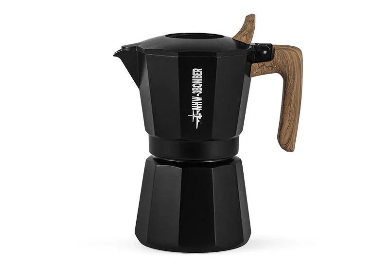 Гейзерная кофеварка с двойным клапаном MHW-3BOMBER Double Valve Moka Pot 180 мл Black (M5888B) Гейзерная кофеварка с двойным клапаном MHW-3BOMBER Double Valve Moka Pot 180 мл Black (M5888B)
