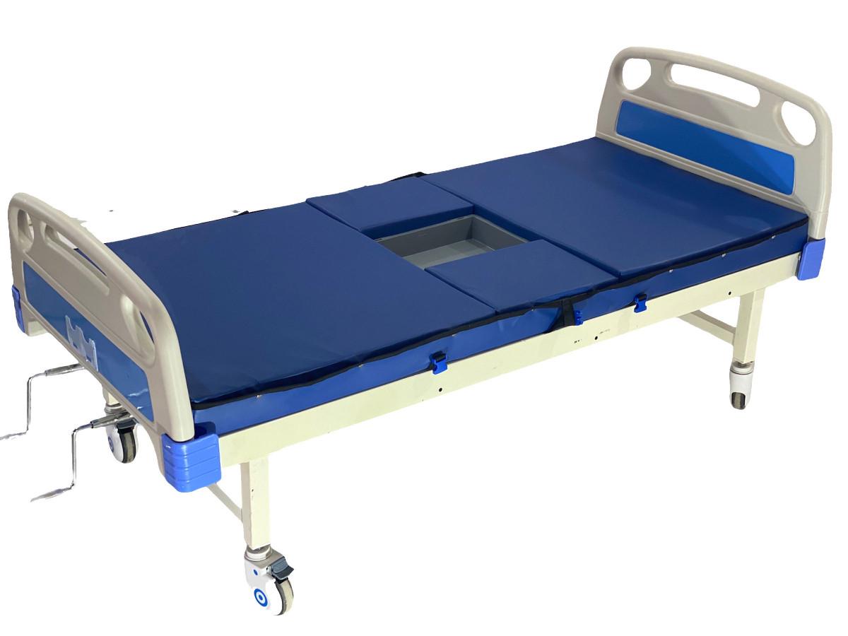 Матрац з туалетом  для розміщення на будь-яке ліжко Синій (MED1-ALBS1)