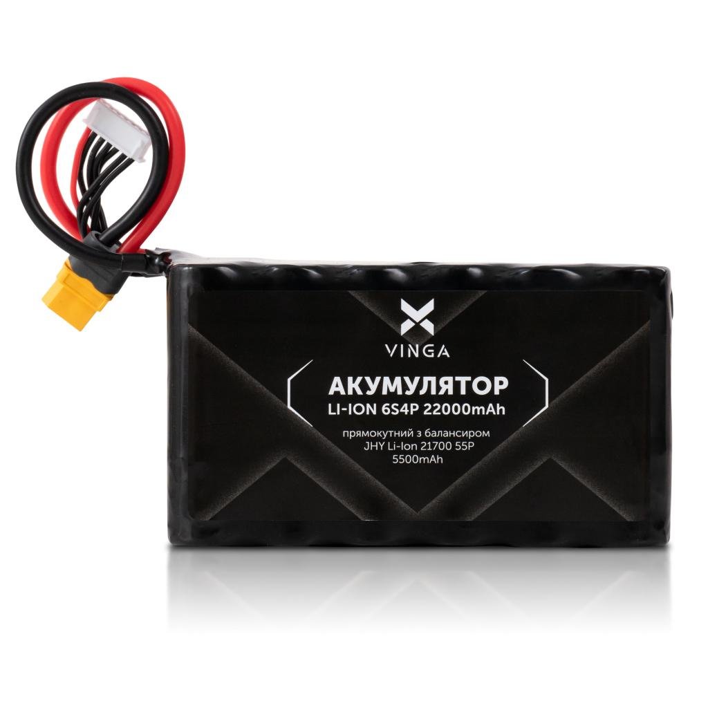 Аккумуляторный блок Vinga Li-Ion 6S4P 22000mAh с балансировочным проводом (V6S4P-22000MAH) Аккумуляторный блок Vinga Li-Ion 6S4P 22000mAh с балансировочным проводом (V6S4P-22000MAH)