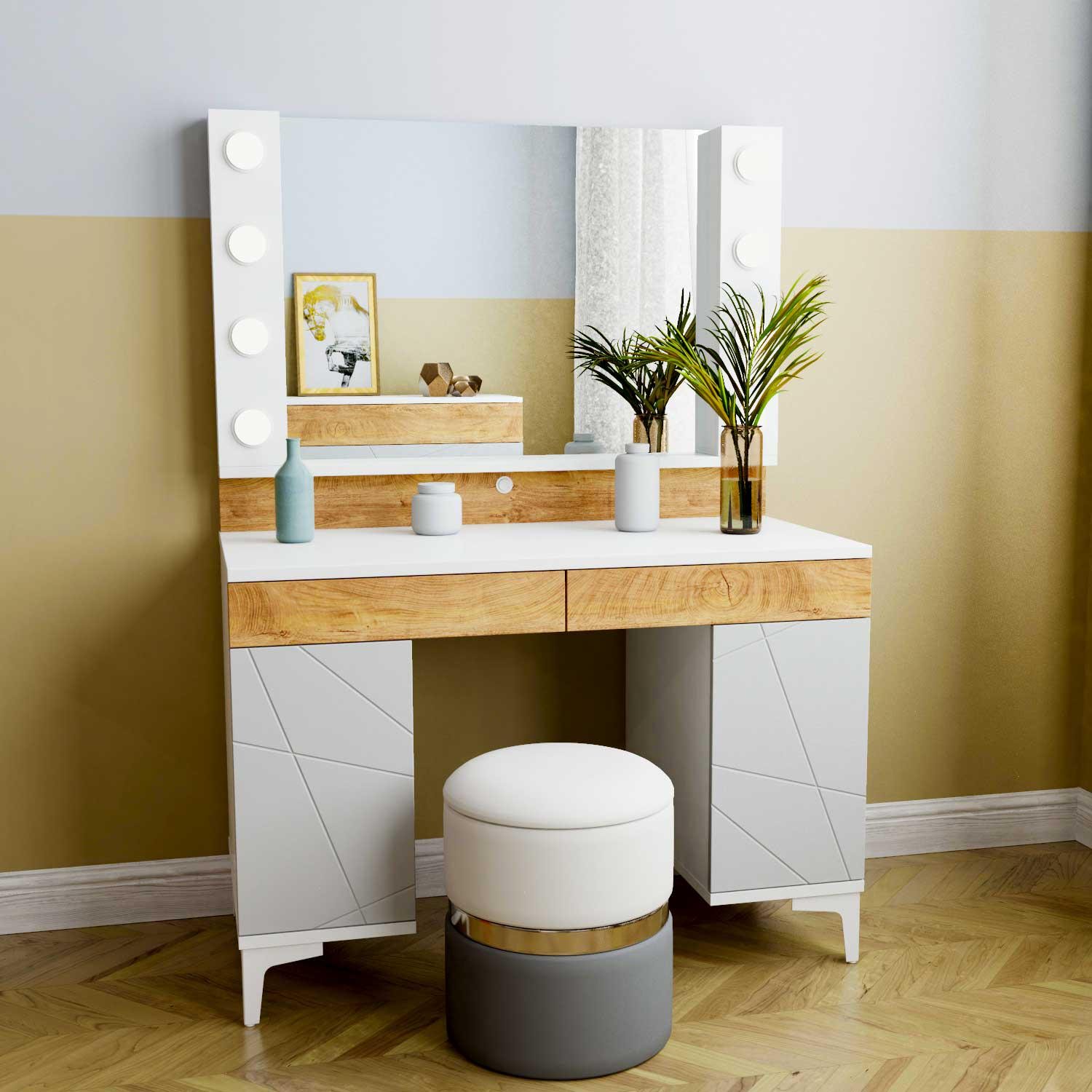 Зеркало Picassa 1134x797x176 мм Аляска (GA106040115) - фото 2 Зеркало Picassa 1134x797x176 мм Аляска (GA106040115) - фото 2