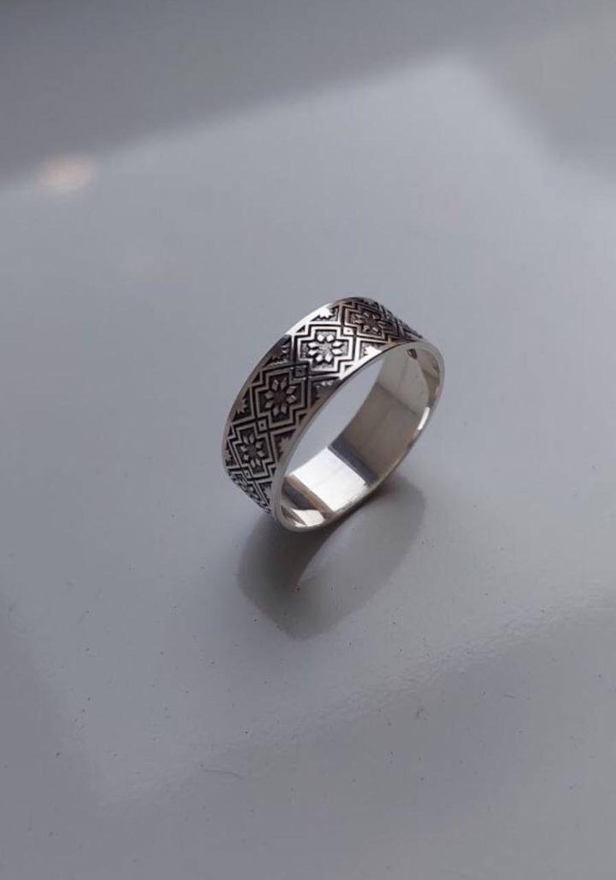 Каблучка Українська вишиванка срібний 925 проба (26943941)