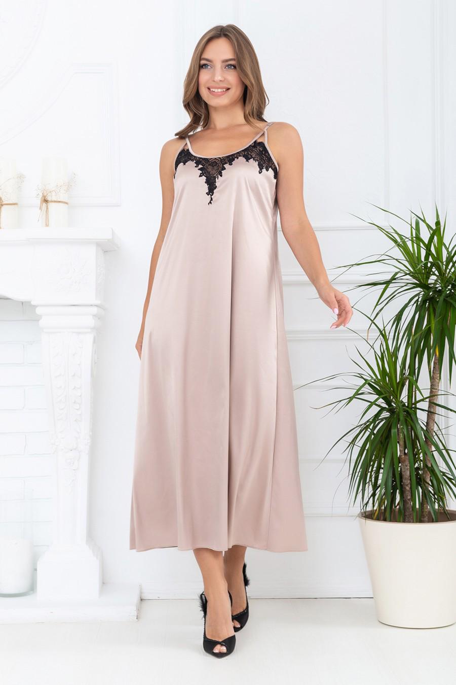 Сорочка Effetto 48/XL Бежевый (76773)