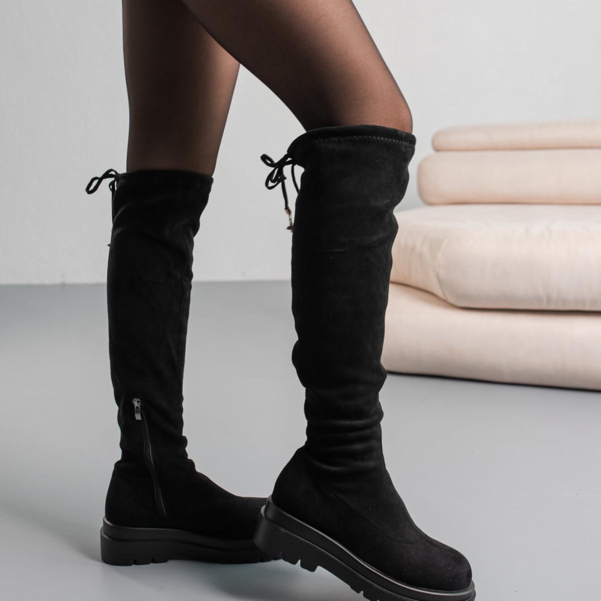 Ботфорти жіночі Fashion р. 40 25,5 см Чорний (3828) - фото 4