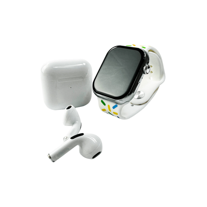 Набір смарт-годинник Fendior S9 Pro та TWS навушники BT 5.2 2-2.2" 200 mAh Starlight (FendiorS9PStarlight) - фото 4 Набір смарт-годинник Fendior S9 Pro та TWS навушники BT 5.2 2-2.2" 200 mAh Starlight (FendiorS9PStarlight) - фото 4