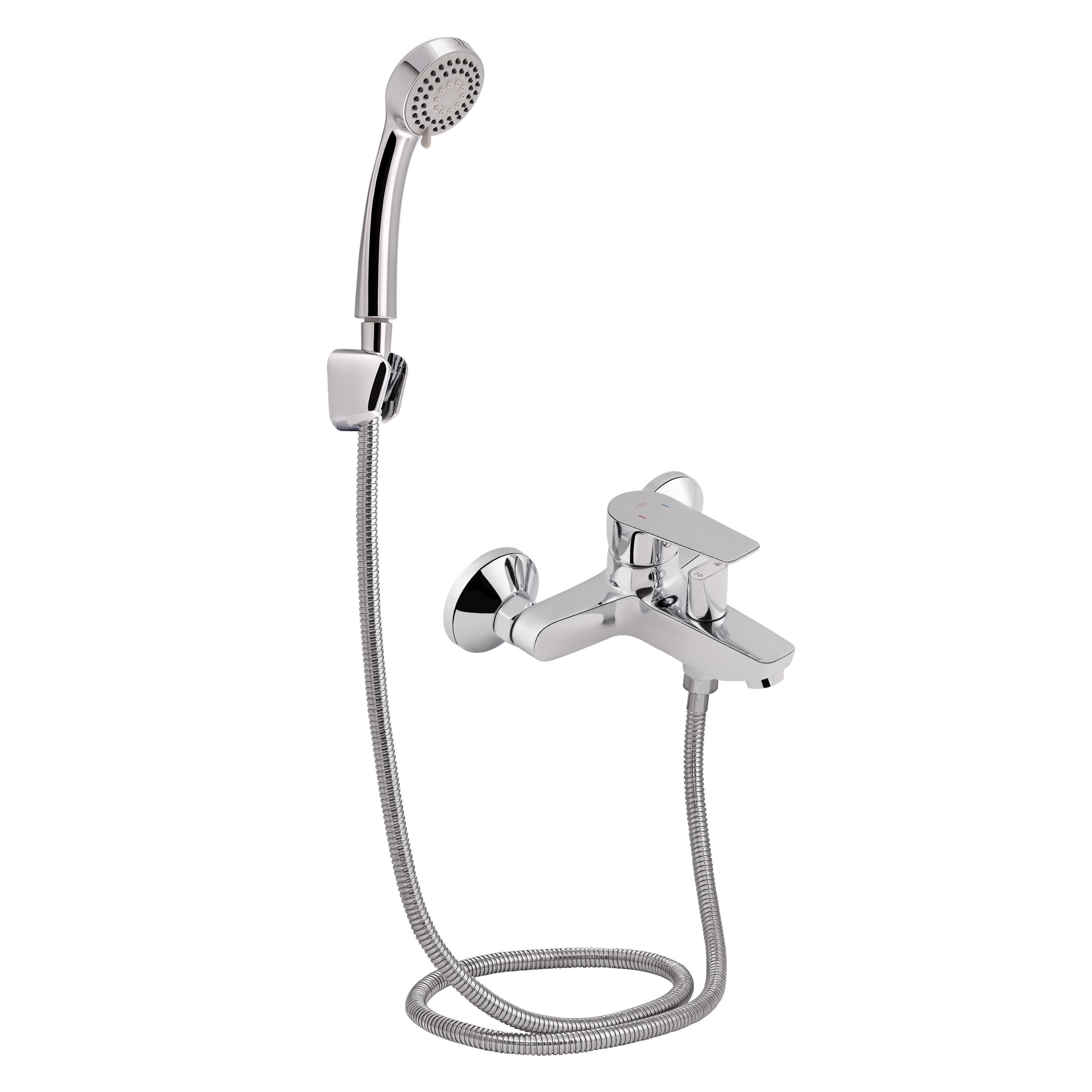 Смеситель для ванны Q-tap Levny QTLVN3050104GC однорычажный Хром (77680)