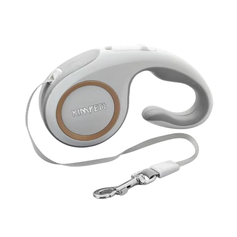 Поводок-рулетка для выгула собак Kimpets до 20 кг 5 м Белый (2271303170) Поводок-рулетка для выгула собак Kimpets до 20 кг 5 м Белый (2271303170)