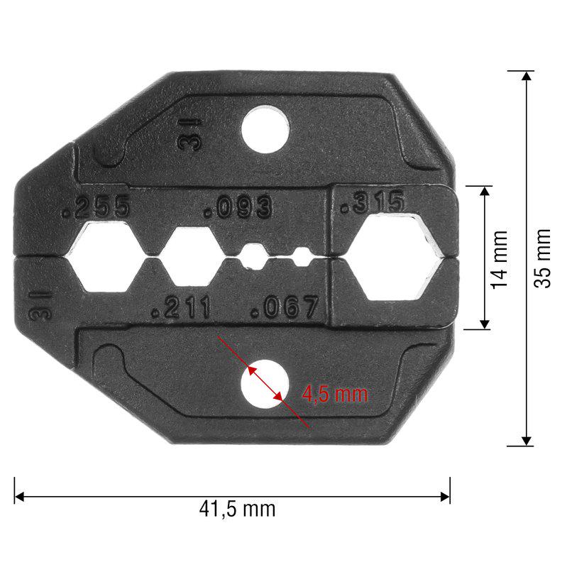 Матрица для кримпера Pro'sKit CP-336DI - фото 2 Матрица для кримпера Pro'sKit CP-336DI - фото 2