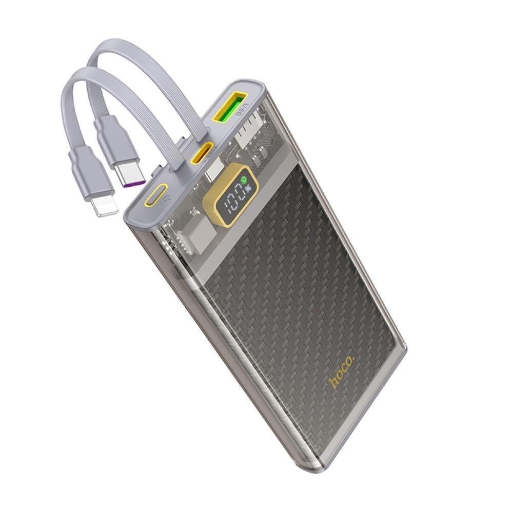 Внешний аккумулятор Hoco J104 Discovery edition 22,5W fully compatible с кабелем 10000 mAh Grey (33409167)