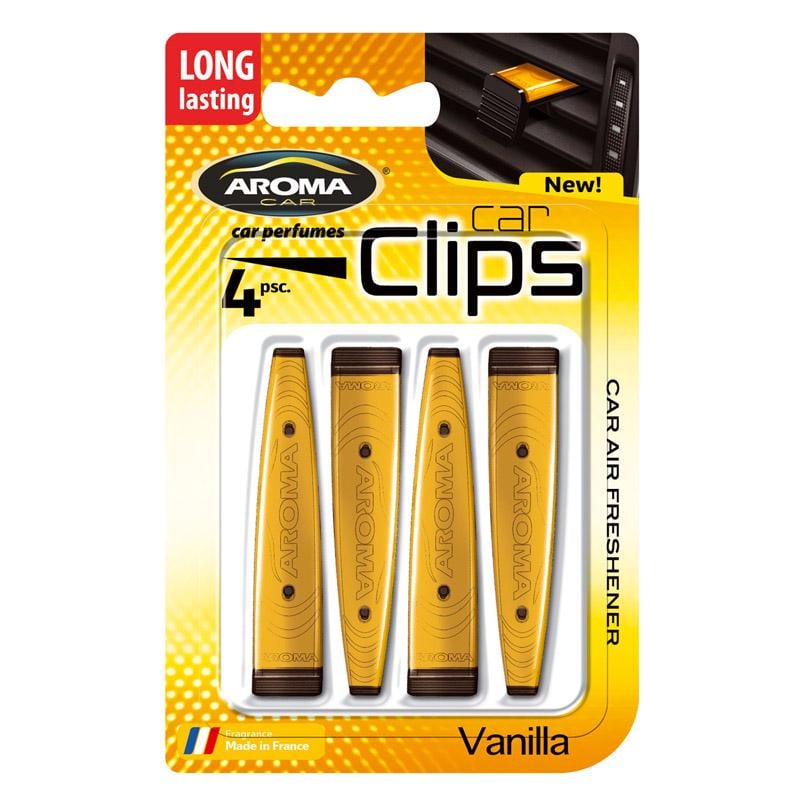 Ароматизатор Aroma Car Clips Vanilla 5 г (25472-a02ff)