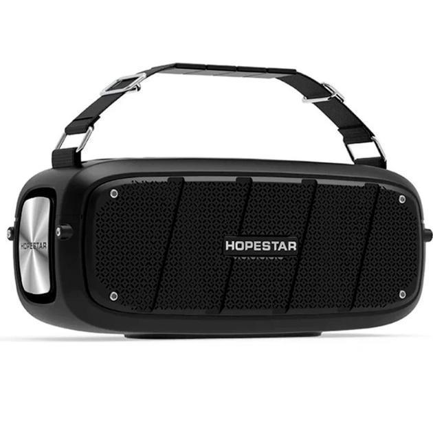 Портативная колонка Bluetooth HOPESTAR A20 на аккумуляторе 55 Вт IPX6 и функцией зарядки устройств Черный