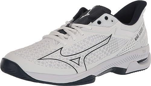 Кроссовки мужские Mizuno WAVE EXCEED TOUR4 CC UK10,561GC2077-09 р. 45 Белый/Черный/Серый - фото 1