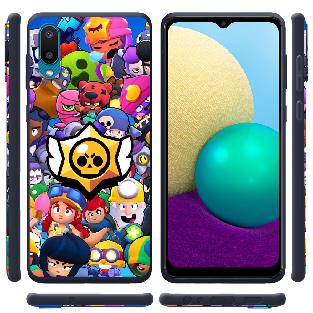 Чохол BoxFace Samsung A022 Galaxy A02 Brawl Stars Синий силікон (42004-up2389-42498) - фото 2