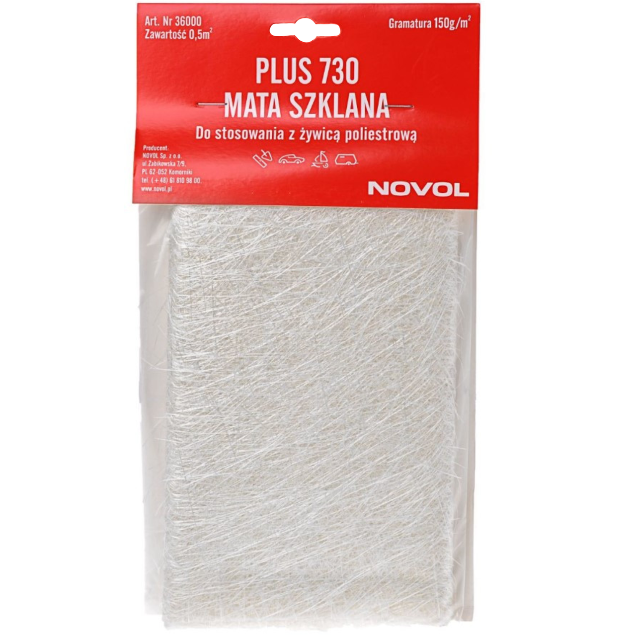 Скломат NOVOL Plus 730 0,5 м2 150 г/м2