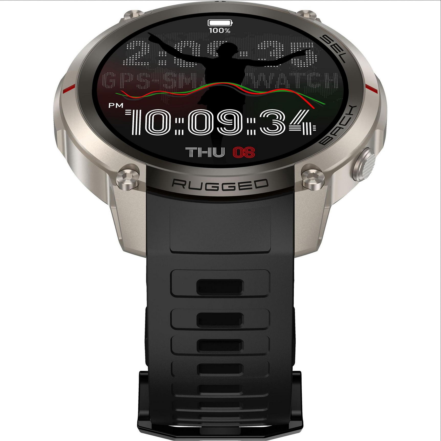 Смарт-часы тактические Glory Tank X59 ULTRA Black — фото 6