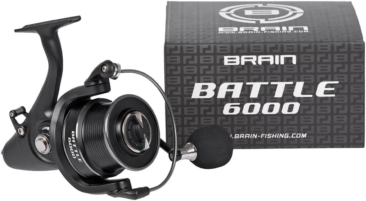 Катушка Brain Battle 6000 6+1BB Screw Handle карповая (2247789573) - фото 5