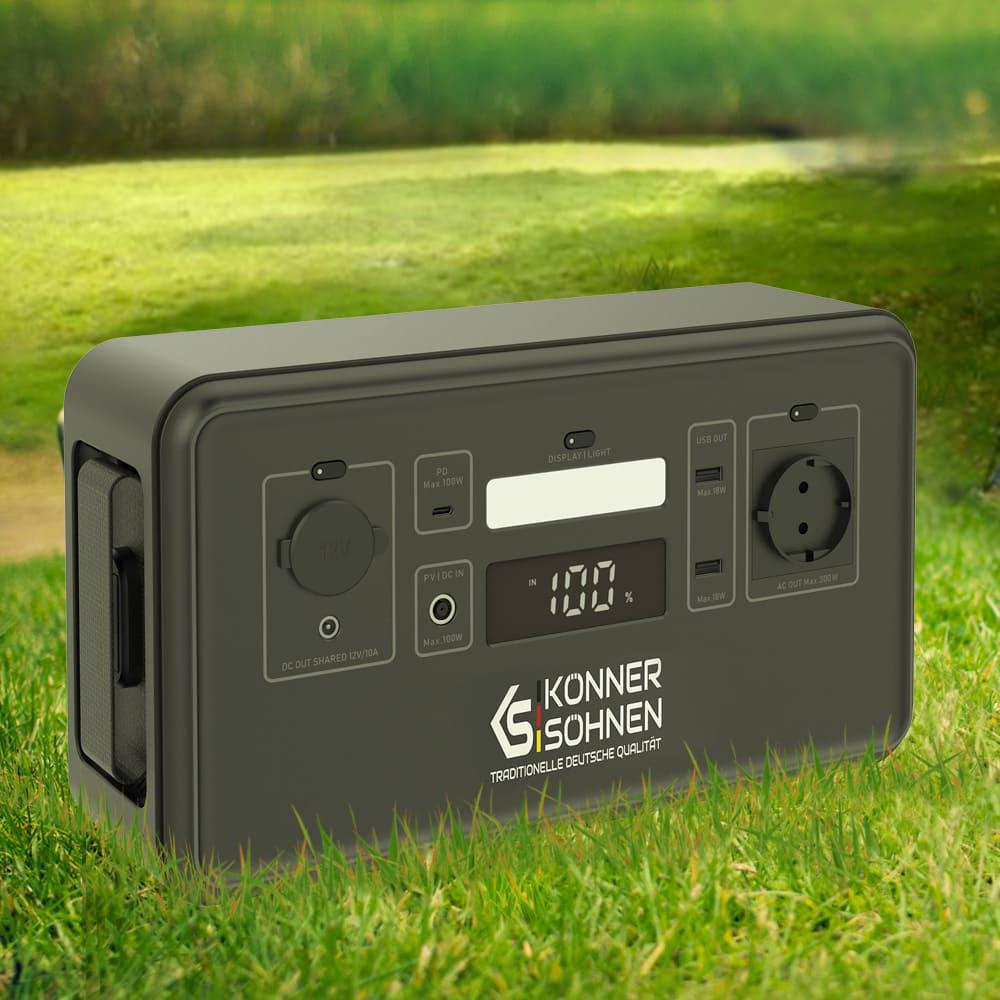 Станція зарядна Konner&SohnenKS 300PS LifePo4 294 Вт/год 4x3,2 В 4000 циклів 80% DOD 300/500 Вт (00016421) - фото 3 Станція зарядна Konner&SohnenKS 300PS LifePo4 294 Вт/год 4x3,2 В 4000 циклів 80% DOD 300/500 Вт (00016421) - фото 3