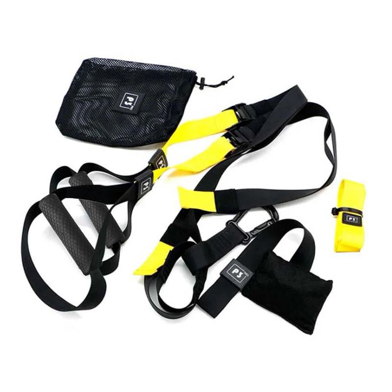 Тренировочные петли Maidi P3 Pro-2 Black + Yellow подвесные ремни регулируемая длина чехол для хранения