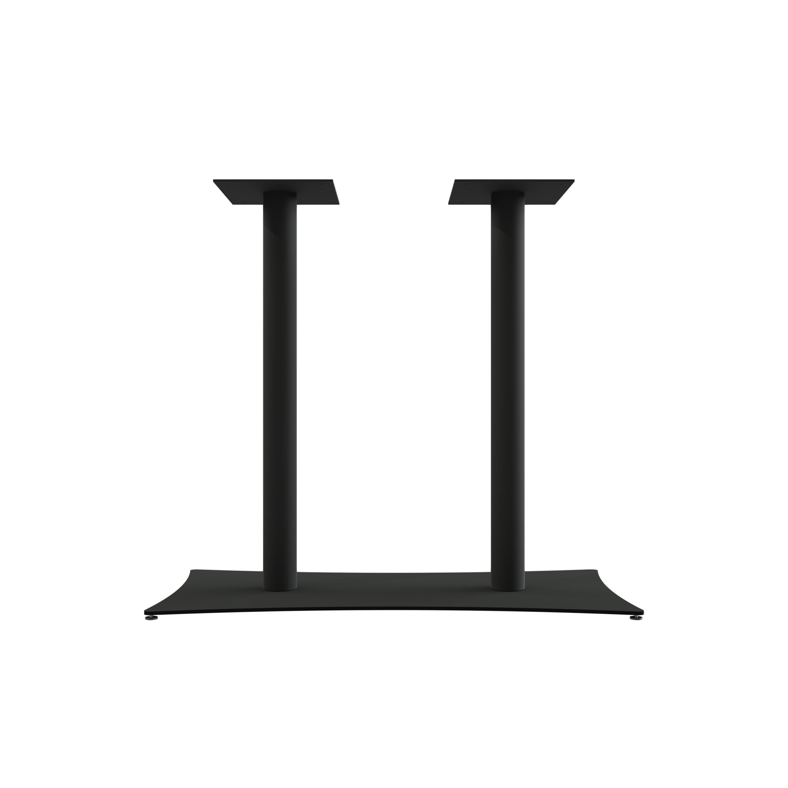 Опора для стола металлическая Lofty Серия 6 пластина 800х400 мм Черный